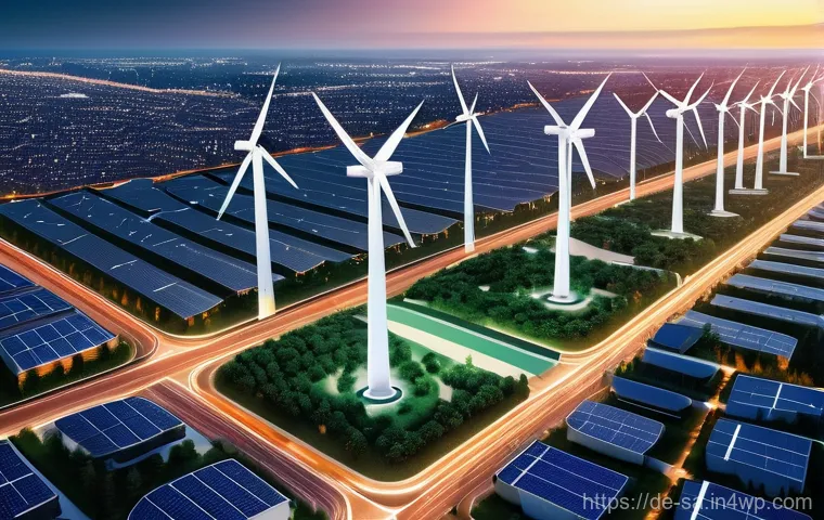 스마트 그리드와 전기차 충전 인프라의 관계 - **Prompt 1: The Intelligent Grid - A Digital Cityscape**
    "A sophisticated, high-angle view of a ...