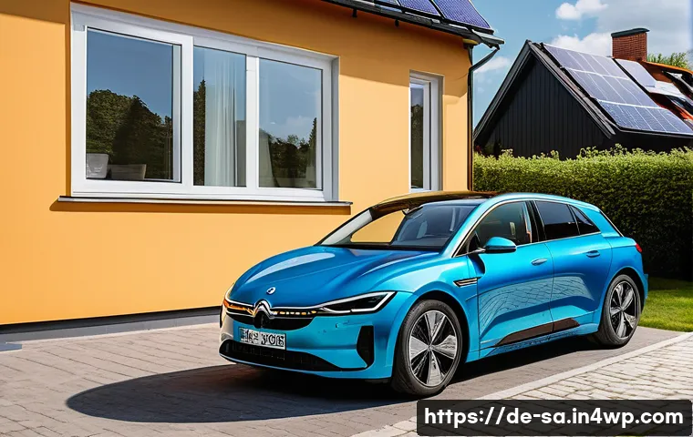 스마트 그리드와 전력 거래 시장의 변화 - **Prompt 1: The Empowered German Prosumer Home**
    "A vibrant, wide-angle shot of a modern, detach...